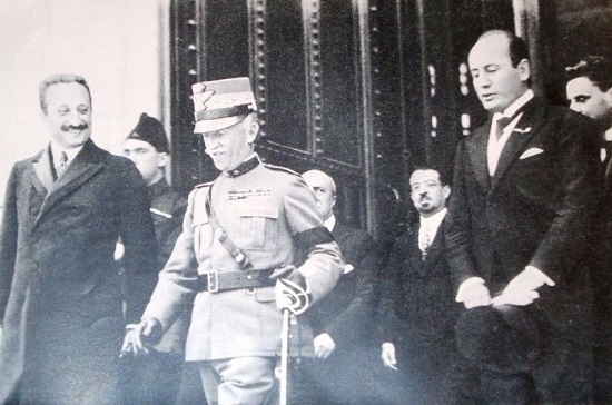 De Nicola con il Re e il Duce nel 1923