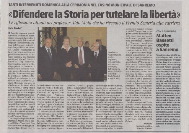 MOLA_2022__PREMIO_SEMERIA_ALLA_CARRIERA MOLA_2022__PREMIO_SEMERIA_ALLA_CARRIERA